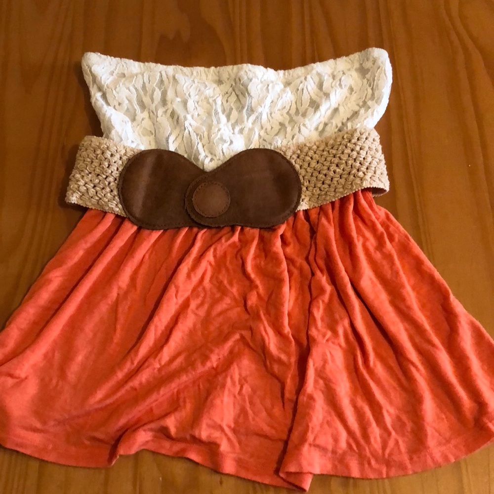 Strapless shirt
